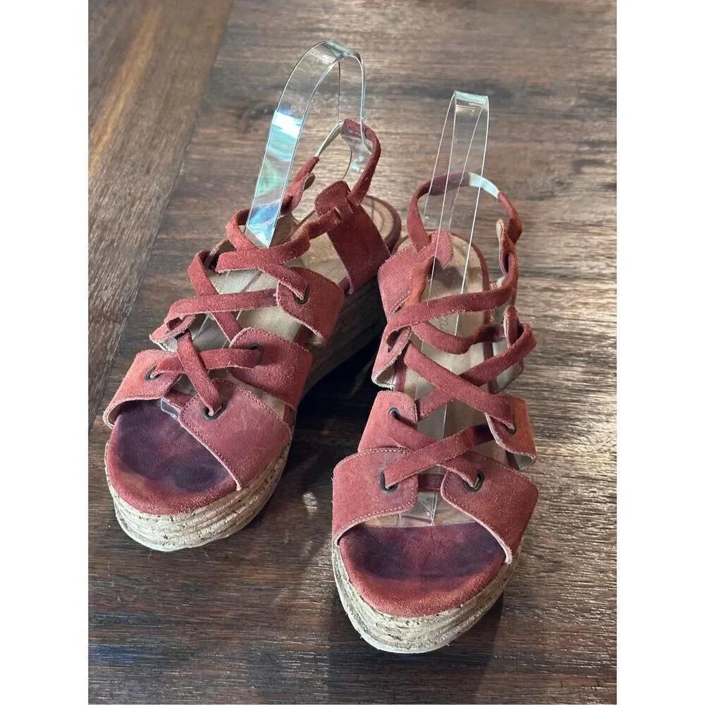Free People Leather strappy sandal